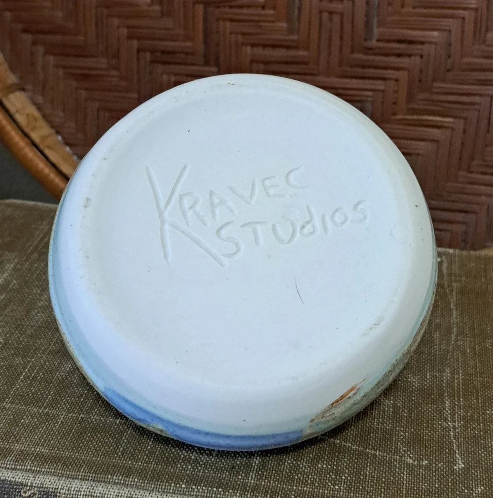 Kravec Studio Pottery Bud Vase